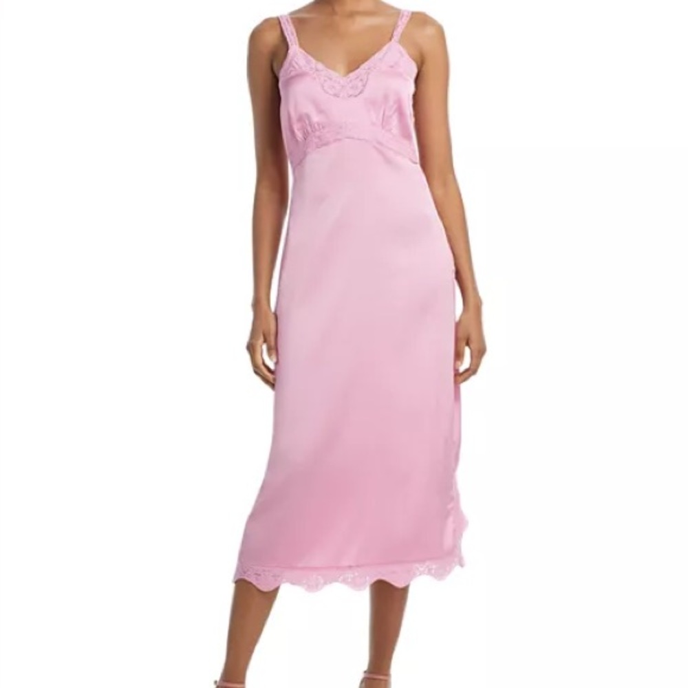 Love Shack Fancy Mazarin Midi Slip Dress, size‎ 0, see photos